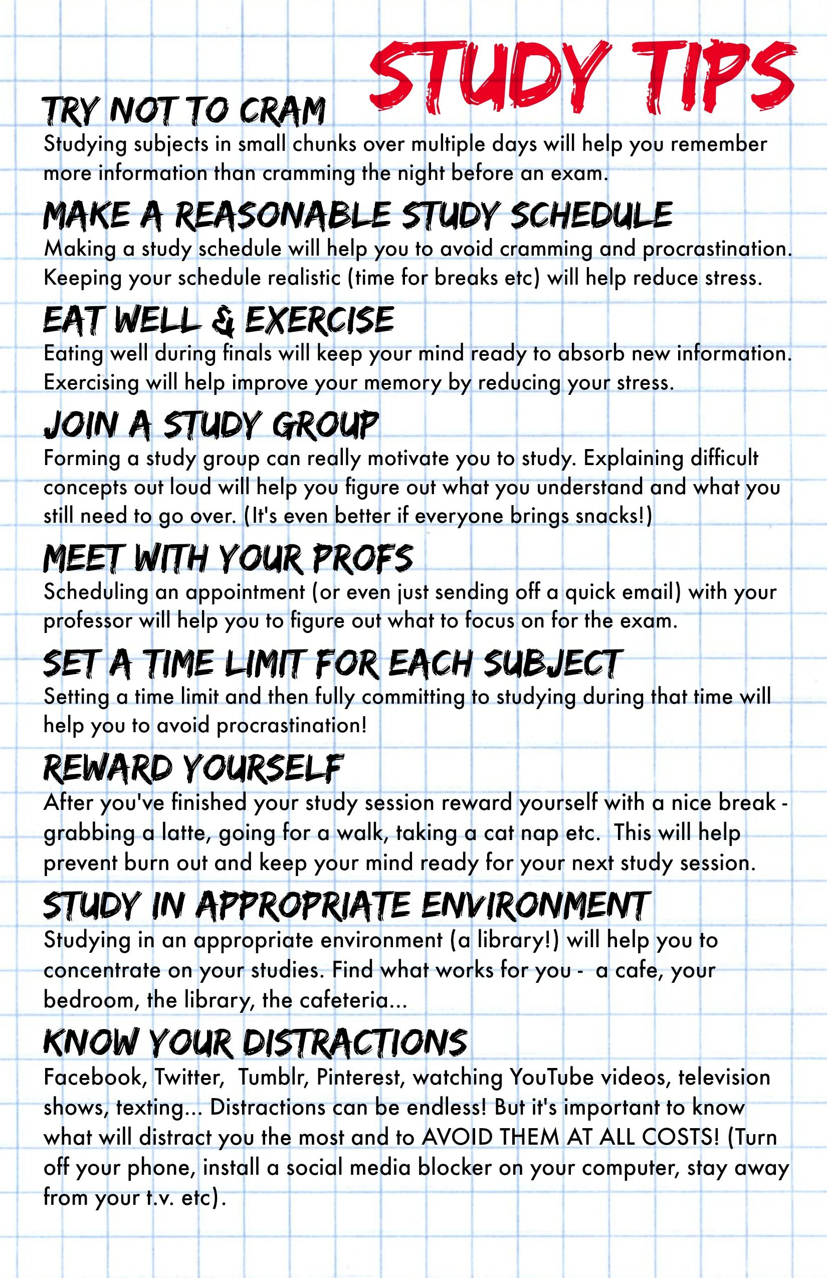 College Study Tips