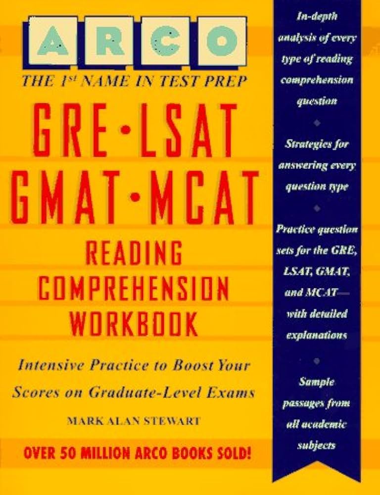 GRE, GMAT, LSAT, MCAT