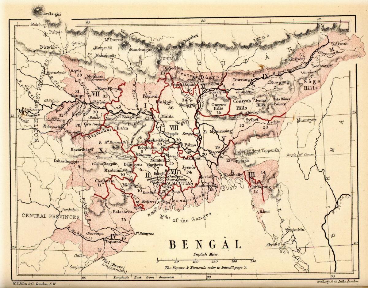 History of West Bengal of India.