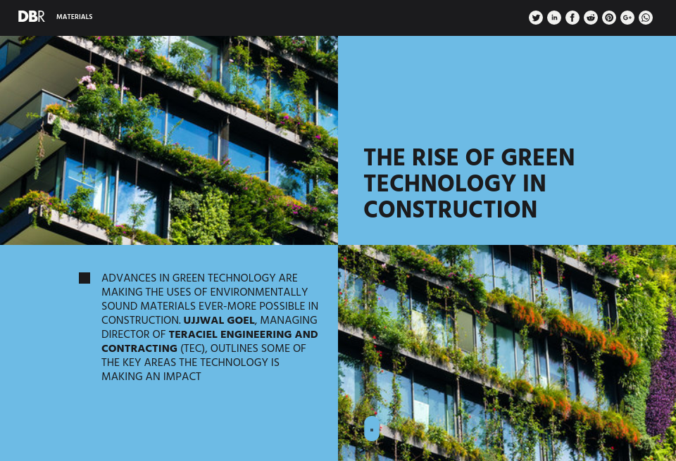 The Potential of Green Building Technologies