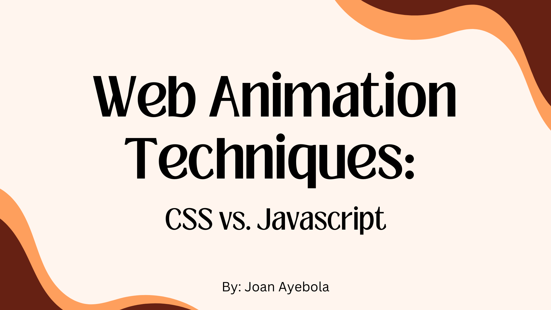 Web Animation Techniques with CSS and JavaScript